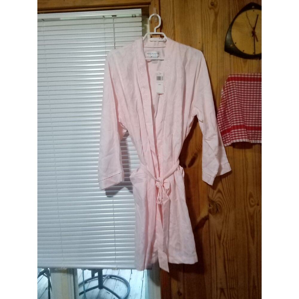 Nwt Miss Elaine Intimates L Pink Robe